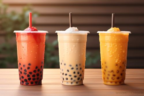 好喝的珍珠奶茶饮品摄影图片 创意海报